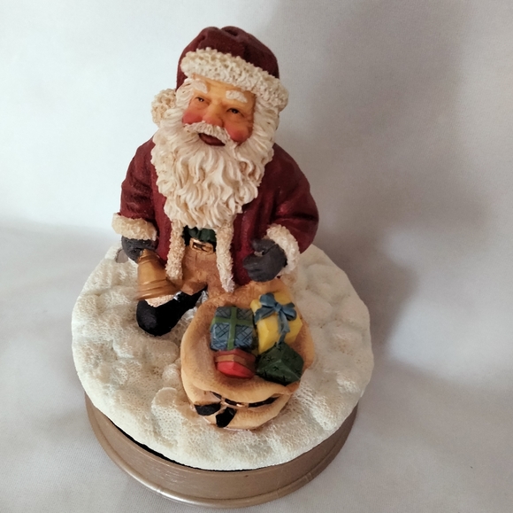 Christmas Santa Claus Figurine Candle Topper - Picture 2 of 16